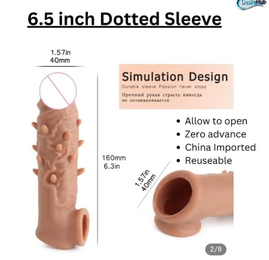 6.5 Inches Dotted Dragon Condom